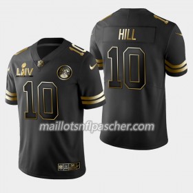 Maillot Kansas City Chiefs Tyreek Hill 10 Nike Noir Golden Edition - Homme